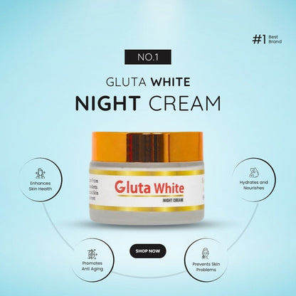 Gluta White Cream for Face Whitening & Brightening