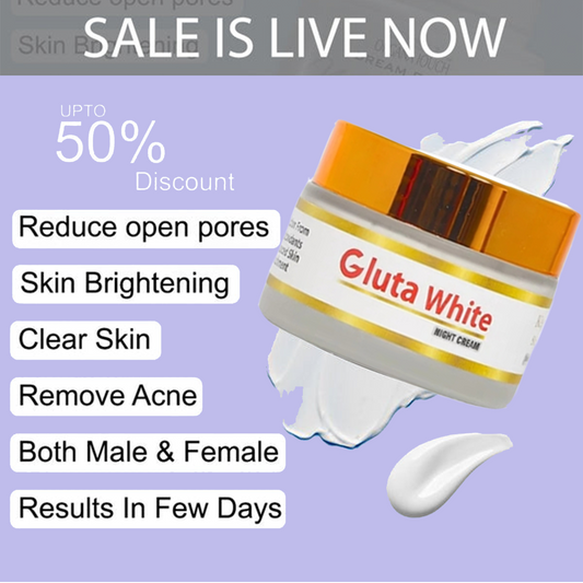 Gluta White Cream for Face Whitening & Brightening